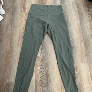 Green lululemon align leggings